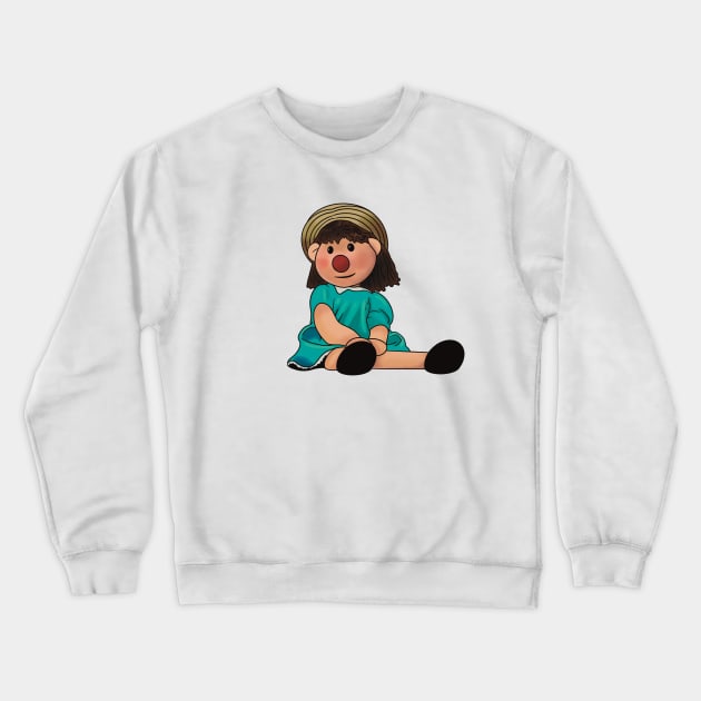 Molly the Dolly - The Big Comfy Couch Crewneck Sweatshirt by daniasdesigns